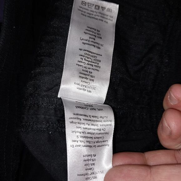 Eddie Bauer Women's Size 10 Black Pull On Pants Hemmed - Picture 7 of 8